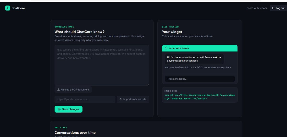 ChatCore screenshot